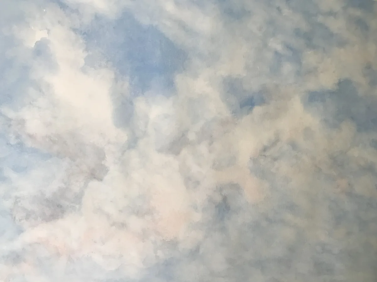 Wolkental — Himmel und Wolken in Aquarell und Pastell von Ruth Seifert